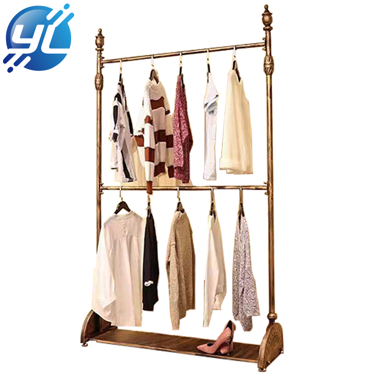 Beautiful clothes should also have a good clothing display rack, this practical and beautiful!