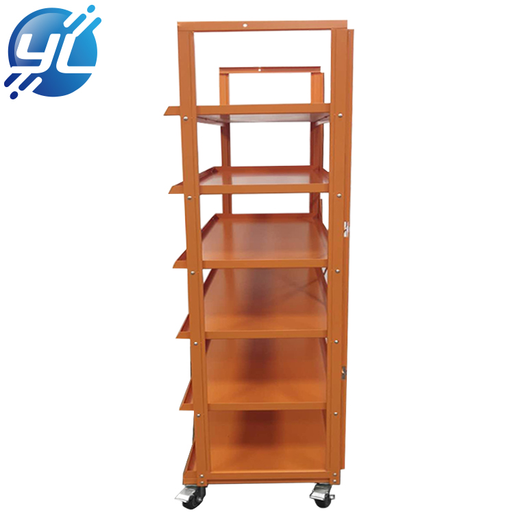 High quality metal grocery store gondola supermarket shelf size and color can be customized