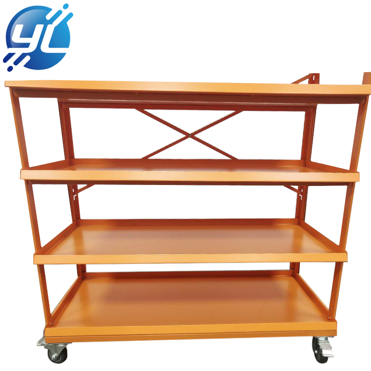 High quality metal grocery store gondola supermarket shelf size and color can be customized