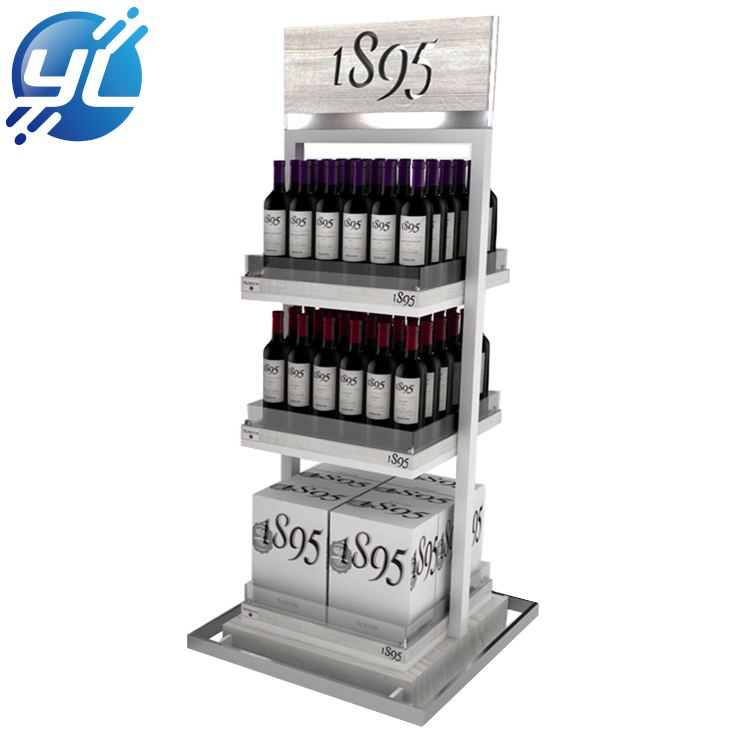 manufacturer direct sale wooden wine display rack