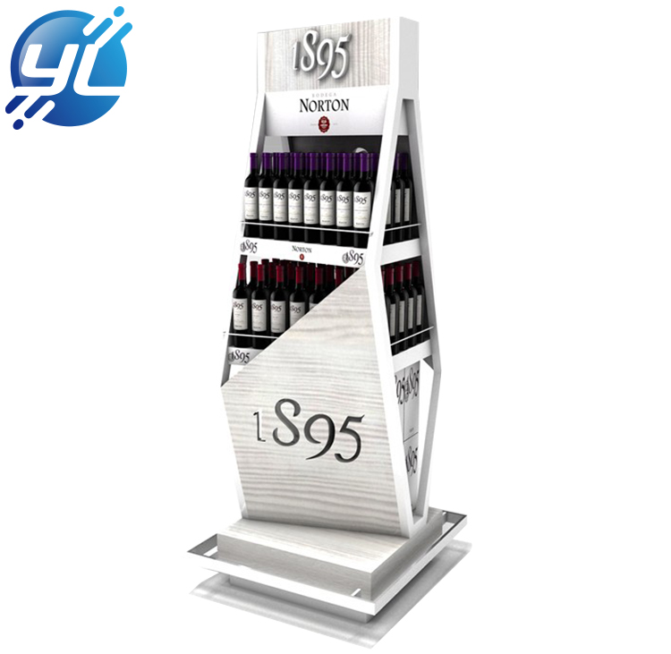 manufacturer direct sale wooden wine display rack