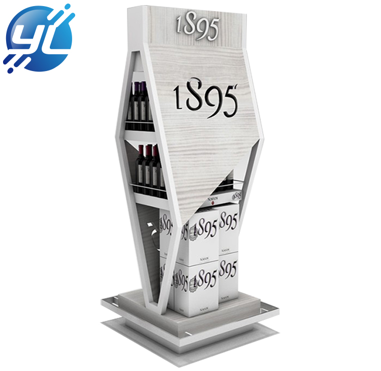 manufacturer direct sale wooden wine display rack