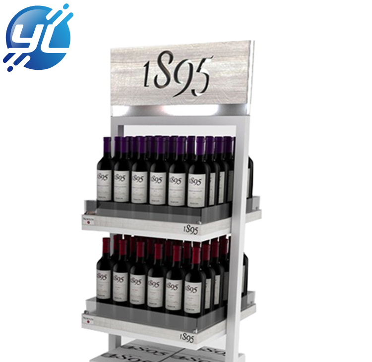 manufacturer direct sale wooden wine display rack