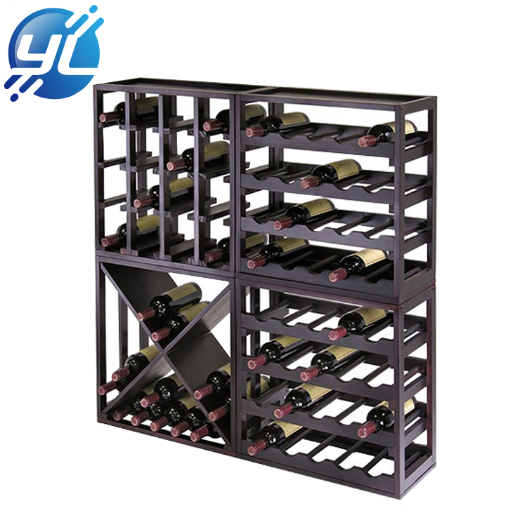 Manufacturers custom beautiful wooden wine shop display rack