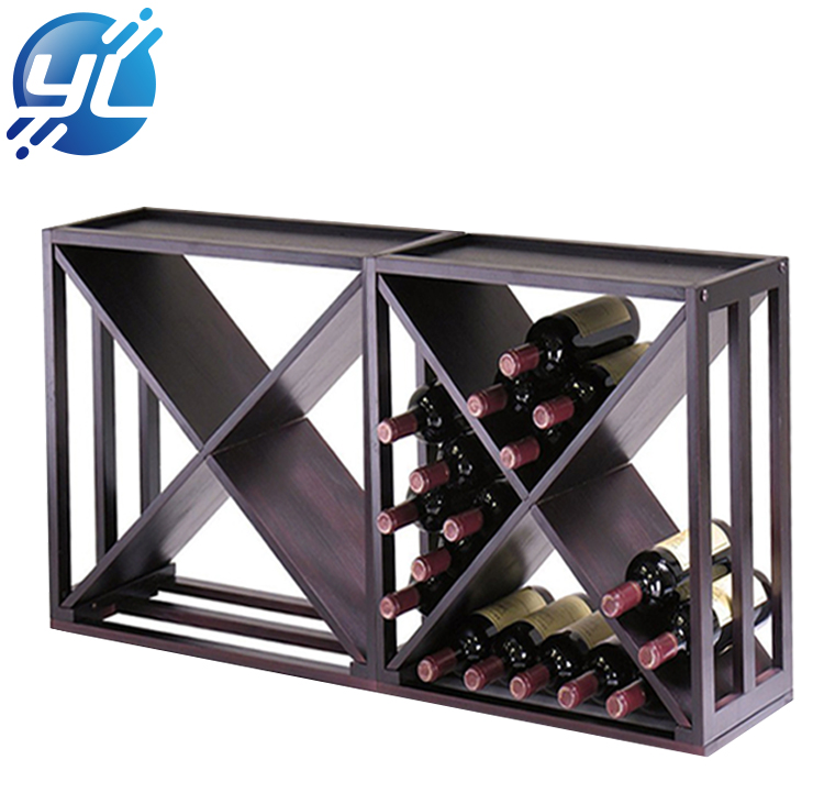 Manufacturers custom beautiful wooden wine shop display rack