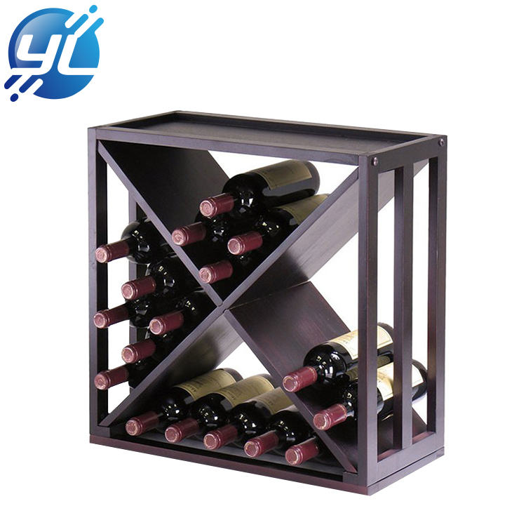 Manufacturers custom beautiful wooden wine shop display rack