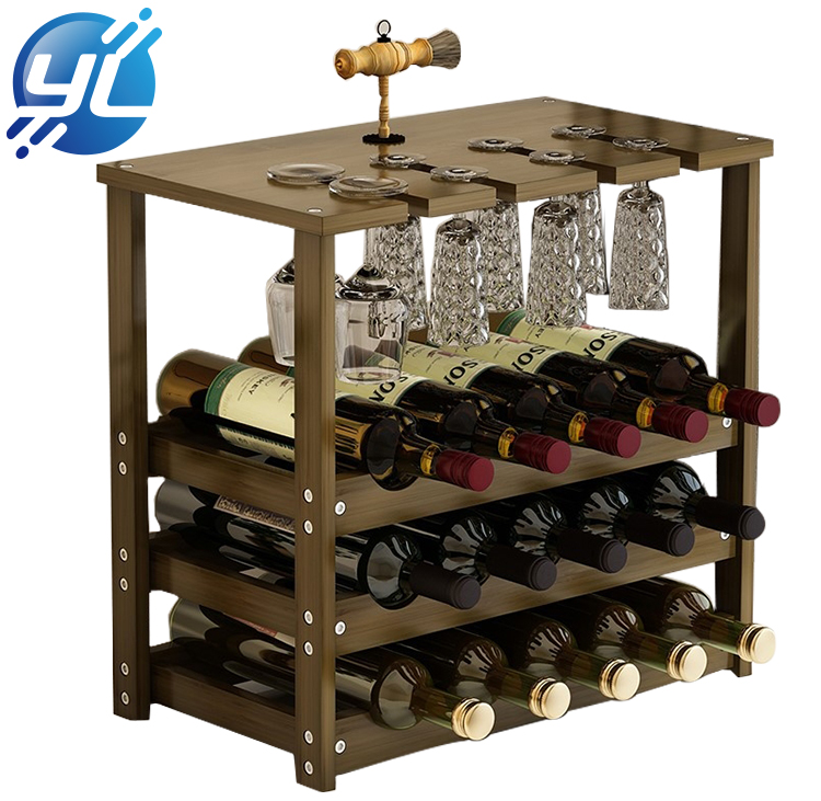 Manufacturers custom beautiful wooden wine shop display rack