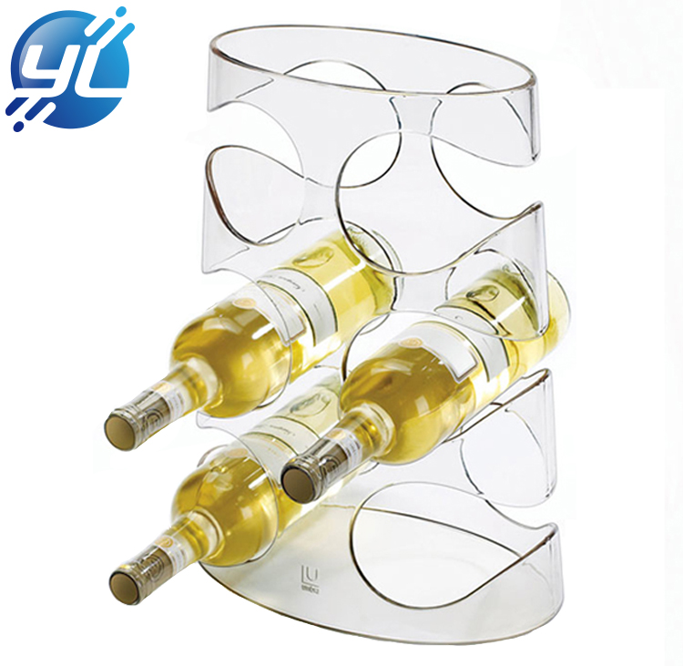 Retail Modern Champagne Rack Wine Bottle Display Stand