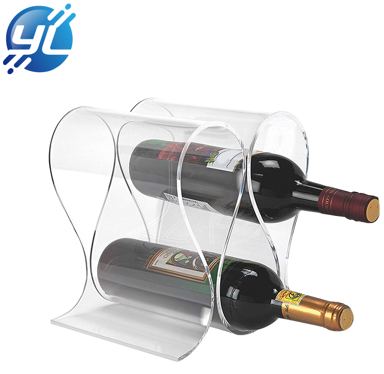 Retail Modern Champagne Rack Wine Bottle Display Stand