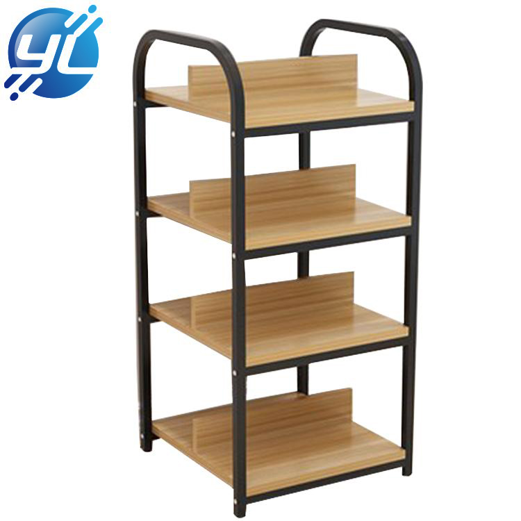 Custom Wrought Iron Multi-Function shoes Store Fixture Floor shoes Display Stand
