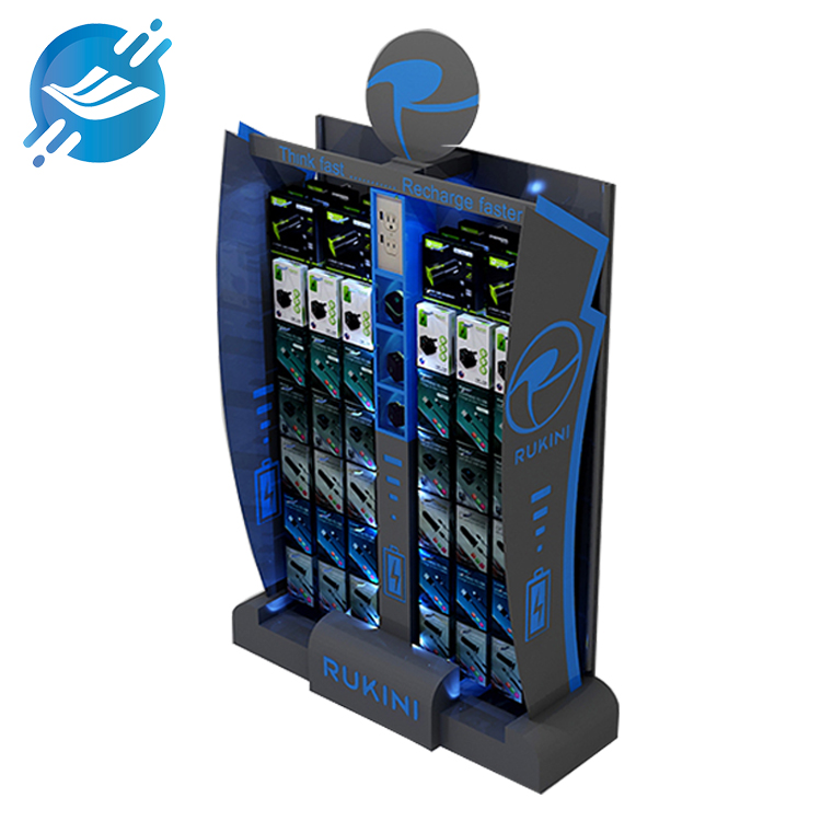 Various colors & large capacity metal floor standing smart tool display rack | Youlian