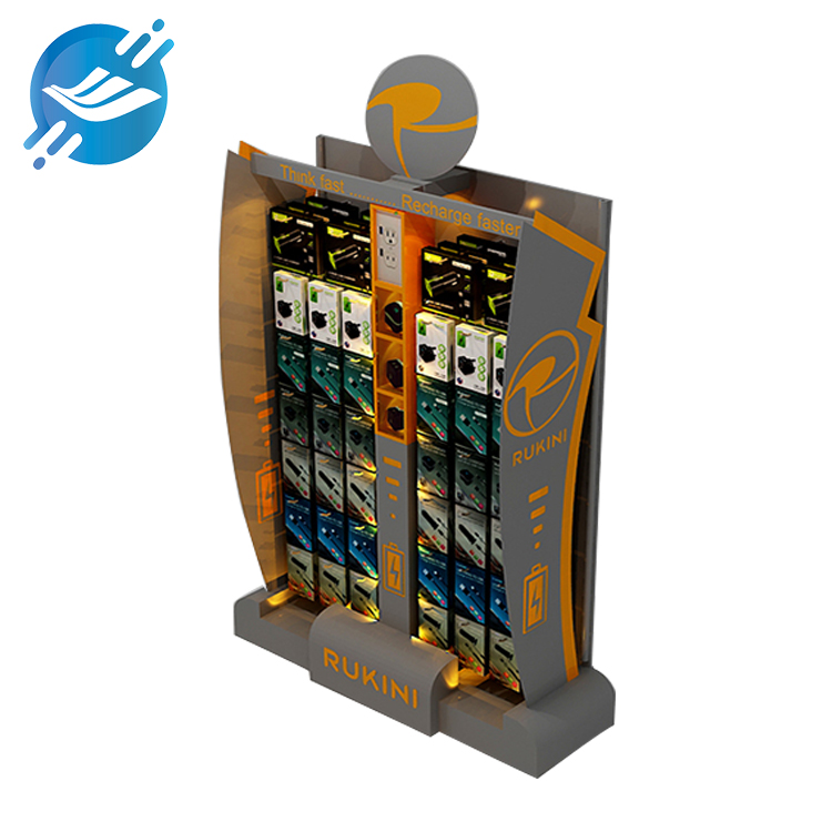 Various colors & large capacity metal floor standing smart tool display rack | Youlian