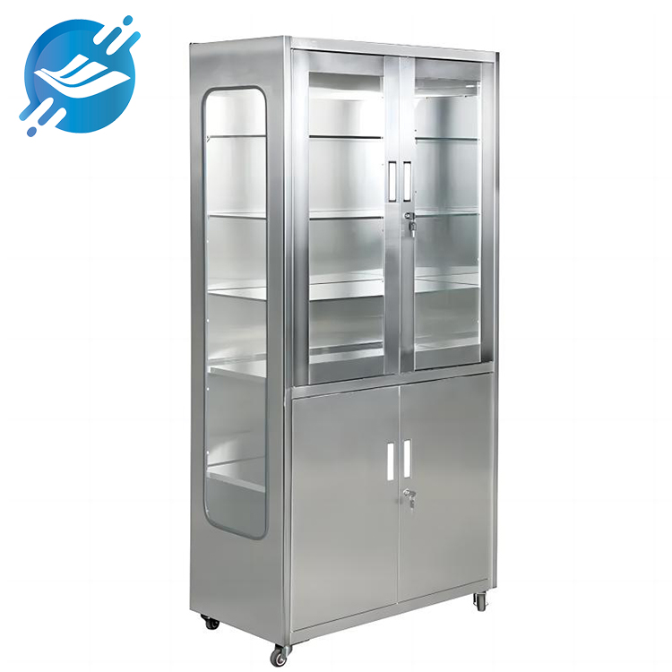 Medical apparatus and instruments storage metal hospital cabinet