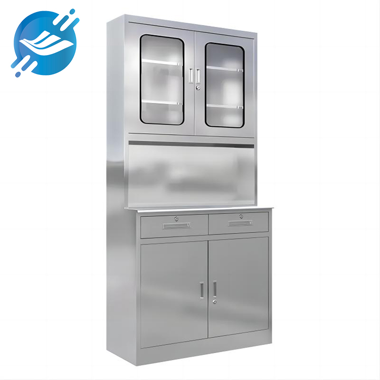 Medical apparatus and instruments storage metal hospital cabinet